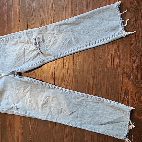 Madewell The Perfect Vintage Jean High-rise Distressed Light Wash Wmns 29 Casual - Picture 5 of 16